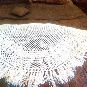 Shawl Poncho-Hand Crochet (Wool)